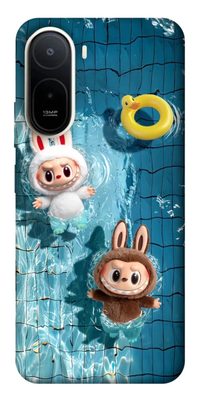 Чехол на Xiaomi Redmi A7 Pro 4G Labubu in the pool фото 1 из 2