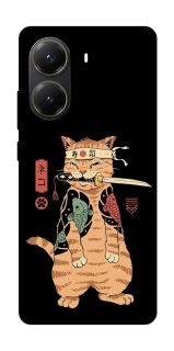 Чохол на Xiaomi Poco X6 Pro Кіт-самурай фото 1 з 1