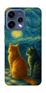 Чехол на Oppo Reno 15 Cats under the stars фото 1 из 2
