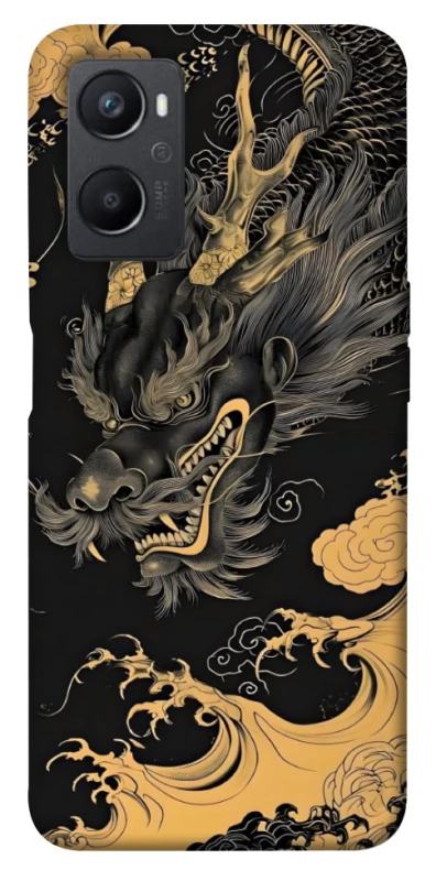 Чохол на Oppo A96 gold dragon фото 1 з 1