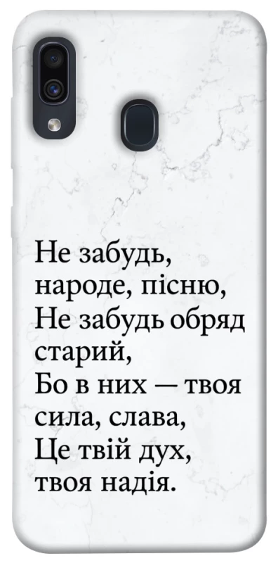 Чехол на Samsung Galaxy A20 / A30 Не забудь фото 1 из 1