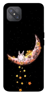 Чехол на Oppo A92s Moon rabbit фото 1 из 1