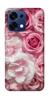 Чехол на Oppo A6 Pro 4G/5G Розовые цветы фото 1 из 2