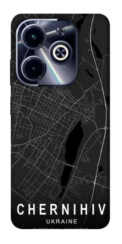 Чохол на Infinix Hot 40i Chernihiv map фото 1 з 1