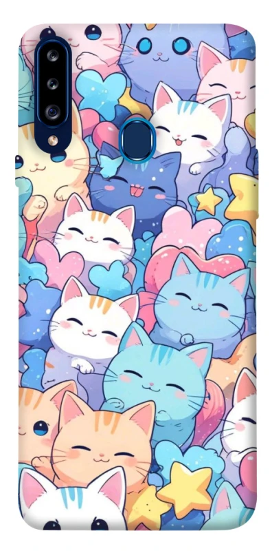 Чехол на Samsung Galaxy A20s Funny Kittens ver.3 фото 1 из 1