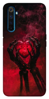 Чохол на Realme 6 Pro Heart in the hands of a skeleton фото 1 з 1
