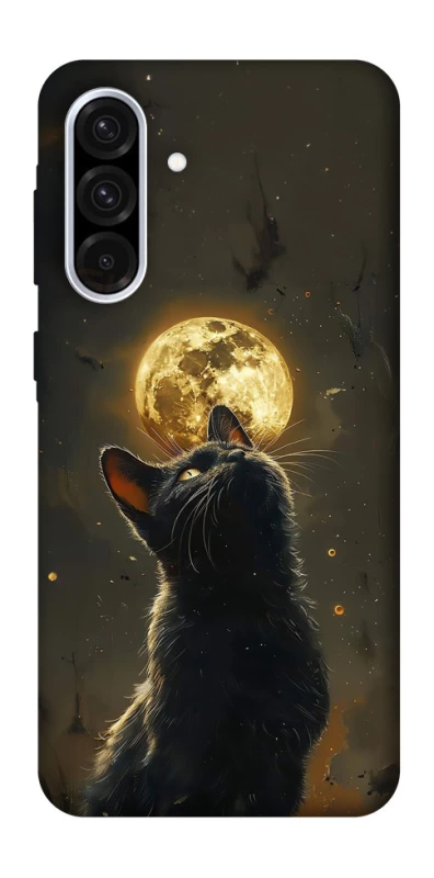 Чехол на Samsung Galaxy A36 5G Кот под луной v2 фото 1 из 1