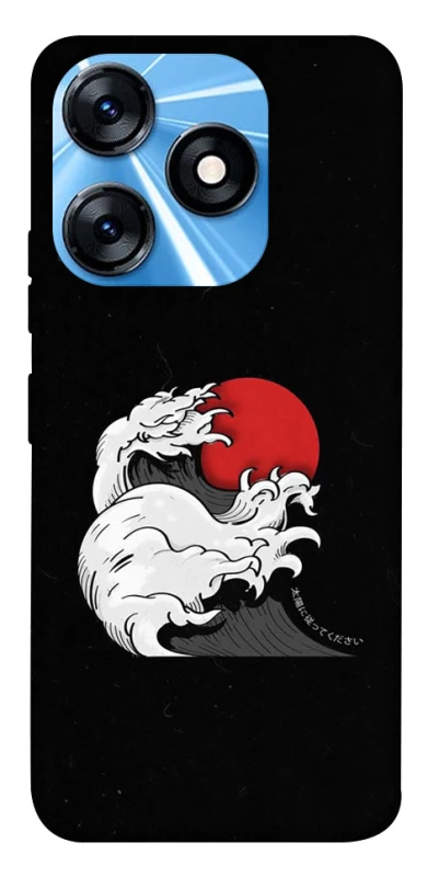 Чехол на TECNO Spark 10 Волны Японии v2 фото 1 из 1