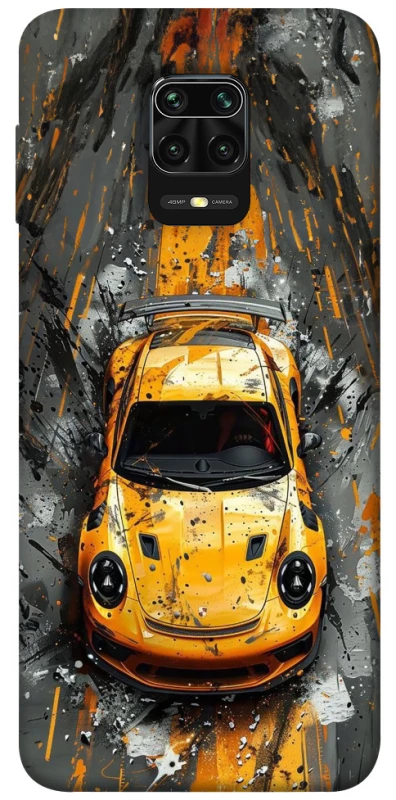 Чехол на Xiaomi Redmi Note 9s / Note 9 Pro / Note 9 Pro Max Drawn Porsche фото 1 из 1