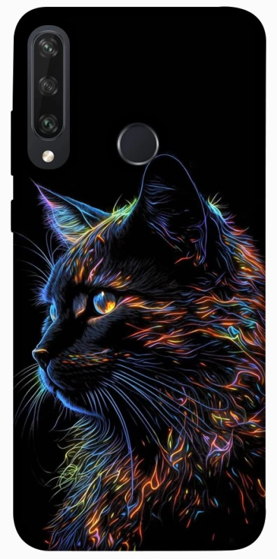 Чохол на Huawei Y6p Чорний кіт фото 1 з 1