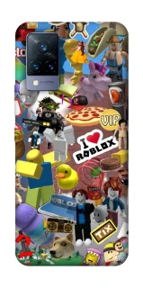 Чохол на Vivo V21 Roblox collage ver.5 фото 1 з 1