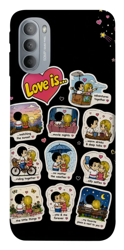 Чохол на Motorola Moto G31 Love is ver.4 фото 1 з 1