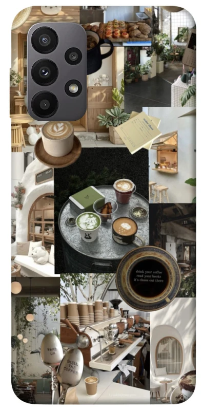 Чохол на Samsung Galaxy A23 4G Coffee collage ver.4 фото 1 з 1