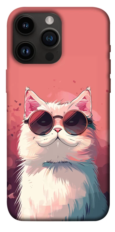 Чохол на Apple iPhone 14 Pro Max (6.7") Сat with glasses фото 1 з 1