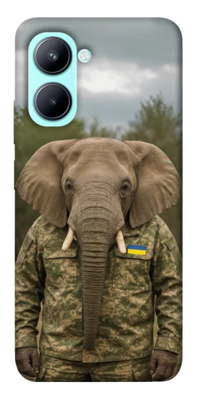 Чехол на Realme C33 Слон защитник фото 1 из 1