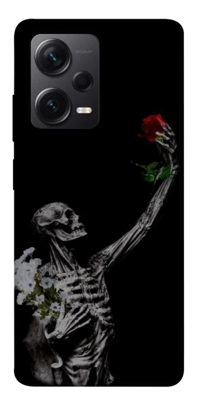 Чехол на Xiaomi Redmi Note 12 Pro+ 5G Skeleton vs Rose фото 1 из 1