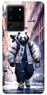 Чехол на Samsung Galaxy S20 Ultra Панда курьер фото 1 из 1