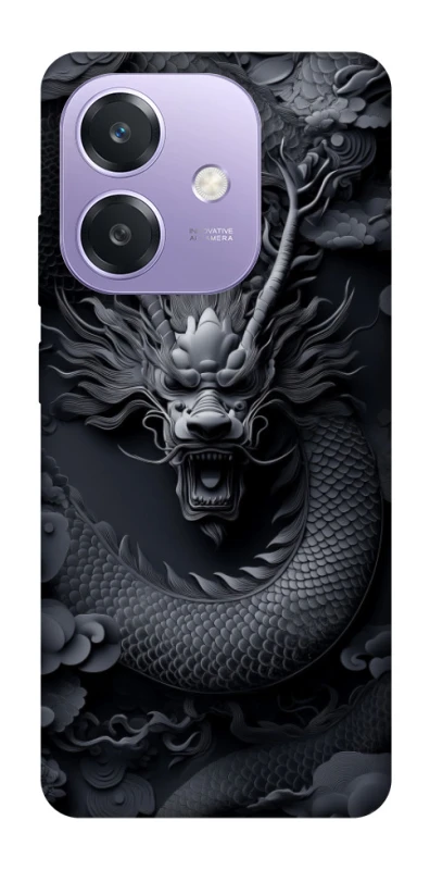 Чехол на Oppo A3X black dragon фото 1 из 1