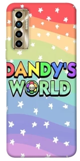 Чехол на TECNO Camon 17P Dandysworld rainbow stars фото 1 из 1