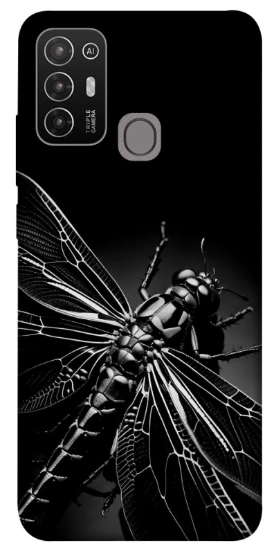 Чехол на ZTE Blade A52 Black dragonfly фото 1 из 1