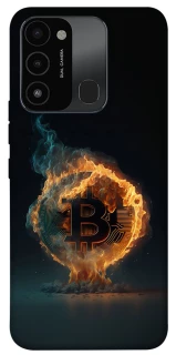 Чохол на TECNO Spark 8C Fire Bitcoin фото 1 з 1