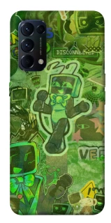 Чохол на Oppo Reno 5 4G Dandysworld tv green theme фото 1 з 1
