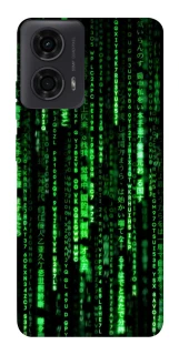 Чехол на Motorola Moto G24 Matrix Code фото 1 из 1