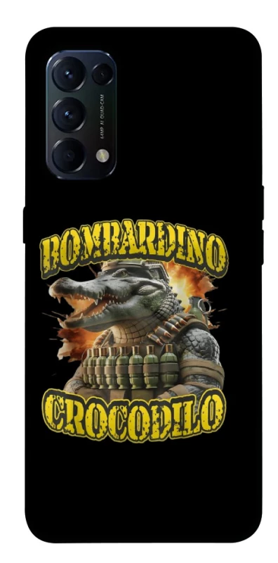 Чехол на Oppo Reno 5 4G Bombardino Crocodilo фото 1 из 1