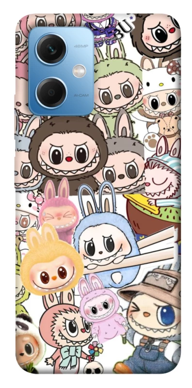 Чохол на Xiaomi Redmi Note 12 5G All Labubus фото 1 з 1