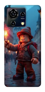 Чохол на ZTE Blade V50 Vita Roblox Fire Logo Blue Flames фото 1 з 1