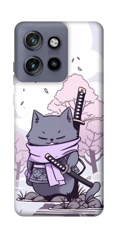 Чохол на Motorola Edge 50 Neo Samurai cat фото 1 з 1