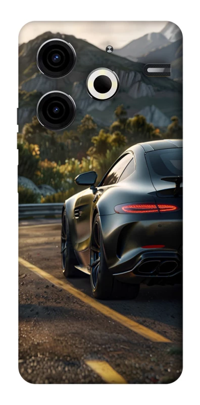 Чехол на TECNO Pova 6 Neo (LI6) Car in the mountains фото 1 из 1