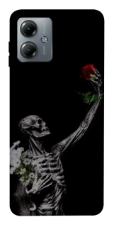 Чохол на Motorola Moto G14 Skeleton vs Rose фото 1 з 1