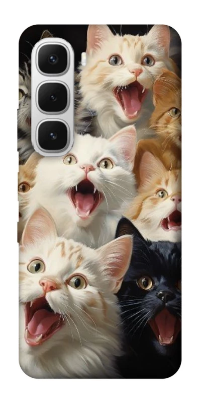 Чехол на Infinix Hot 60i Коты фото 1 из 1