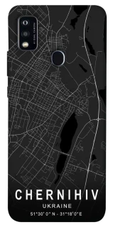 Чехол на ZTE Blade A51 Chernihiv map фото 1 из 1