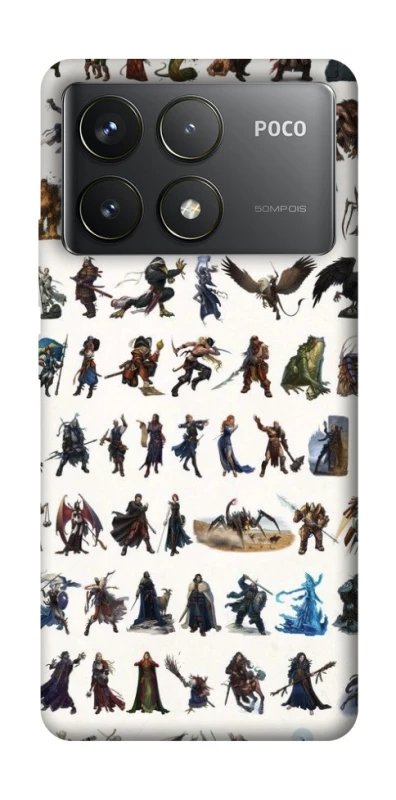 Чохол на Xiaomi Poco F6 Pro Character Selection фото 1 з 1