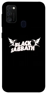 Чехол на Samsung Galaxy M21 Black Sabbath logo ver.2 фото 1 из 1