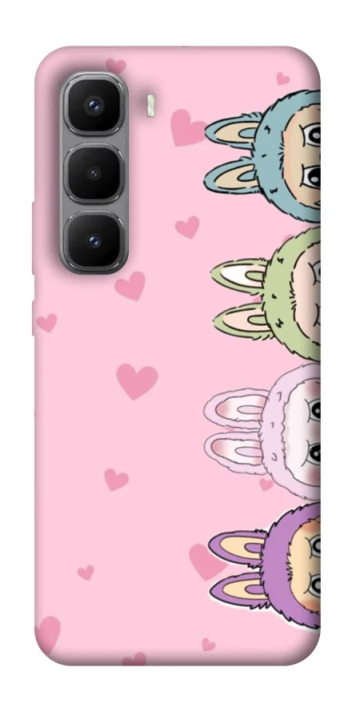 Чохол на Infinix Hot 60 Pro+ All Labubu 4 фото 1 з 1