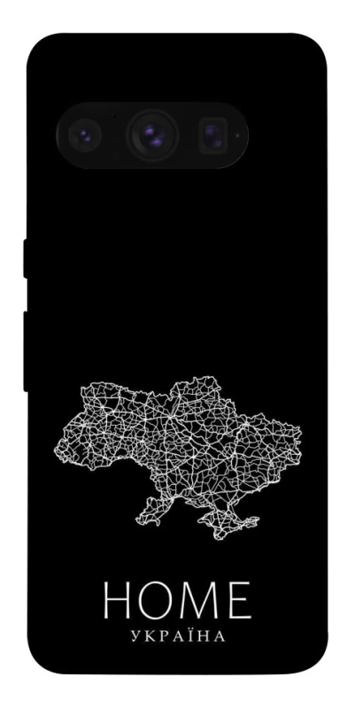 Чохол на Google Pixel 8 Pro Ukraine black map фото 1 з 1