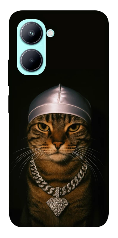 Чохол на Realme C33 Cat in Bling фото 1 з 1