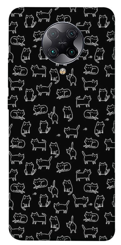 Чохол на Xiaomi Redmi K30 Pro / Poco F2 Pro Black Cats фото 1 з 1