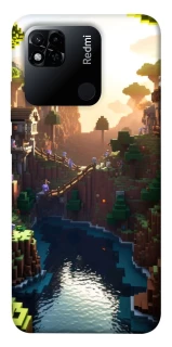 Чохол на Xiaomi Redmi 10A Minecraft sunset фото 1 з 1