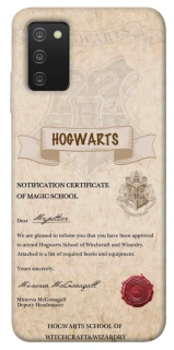 Чехол на Samsung Galaxy A03s The Hogwarts acceptance letter фото 1 из 1