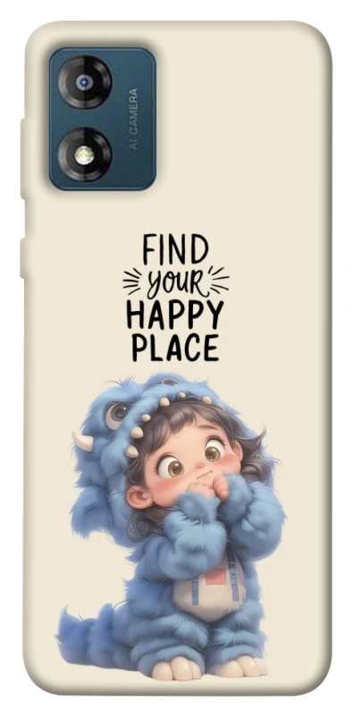 Чохол на Motorola Moto E13 Happy Place фото 1 з 1