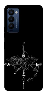Чехол на TECNO Camon 18 Pro Travel Map фото 1 из 1