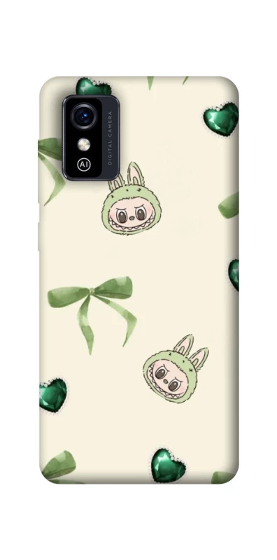 Чохол на ZTE Blade L9 Labubu Green Heart фото 1 з 1