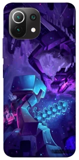 Чохол на Xiaomi Mi 11 Lite Minecraft dragon фото 1 з 1