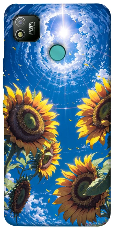 Чехол на TECNO POP 4 Sunflowers фото 1 из 1