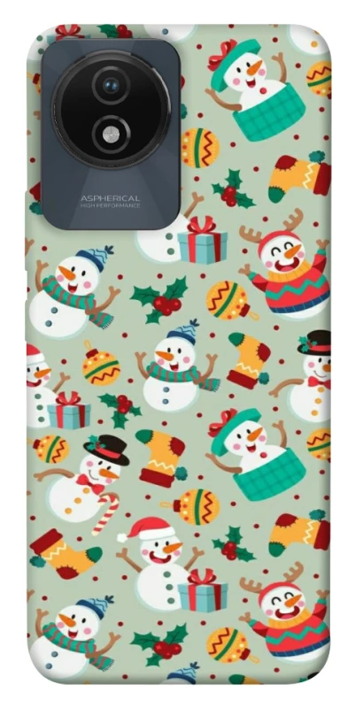 Чохол на Vivo Y02 Новорічний v2 фото 1 з 1