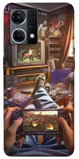 Чехол на Oppo Reno 7 4G Retro style v4 фото 1 из 1